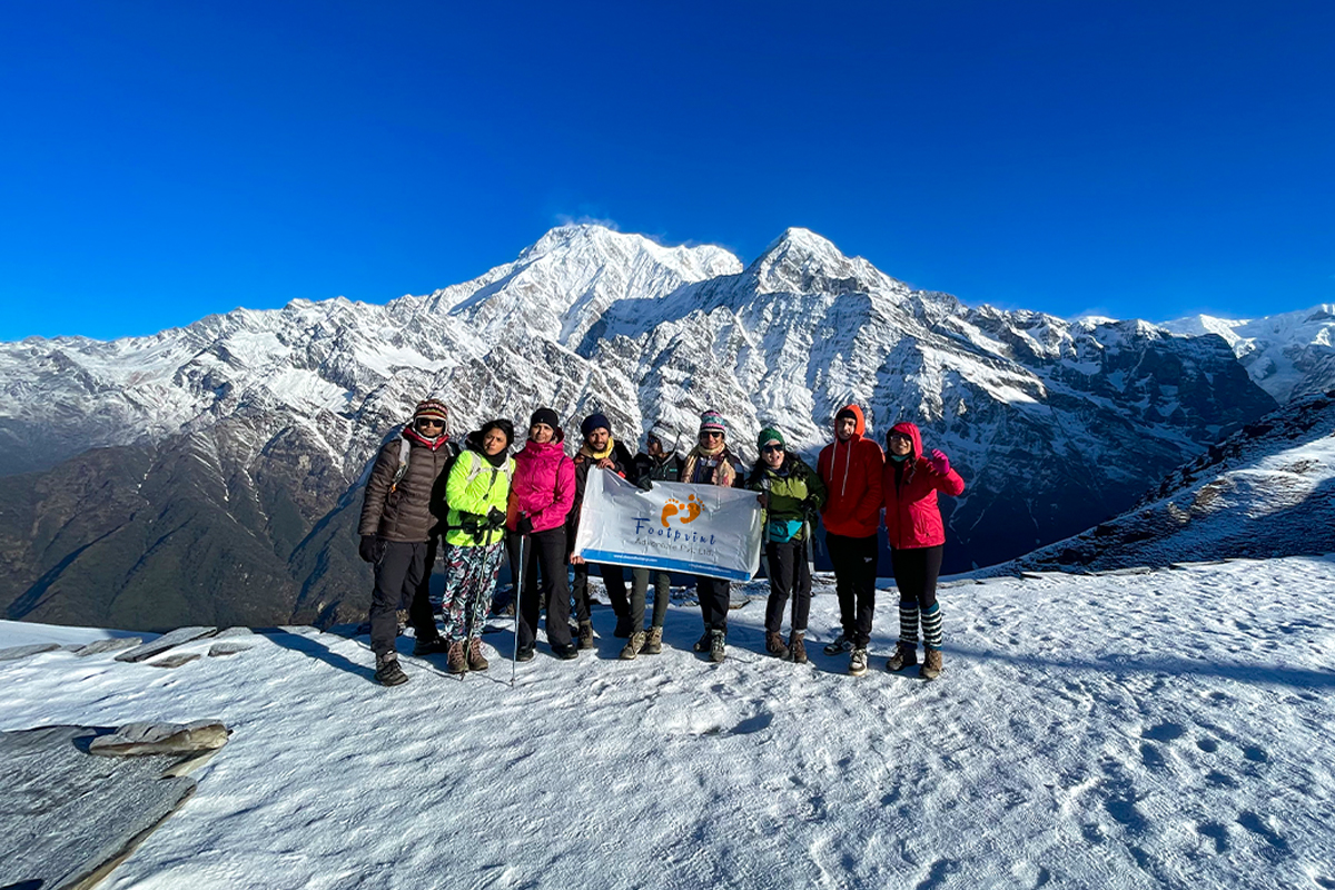 at the mardi himal view point 